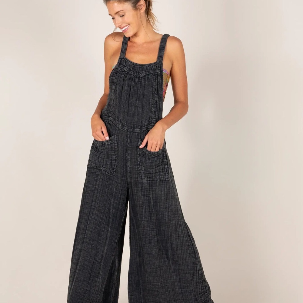Black Strappy Jumpsuit